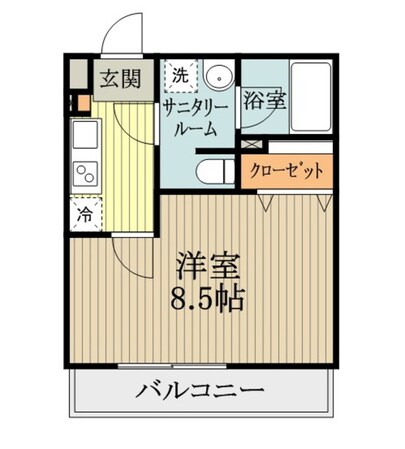 アムールII ESTの物件間取画像